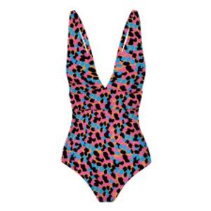 Infamous Swim Gwen Confetti One Piece Bathingsuit
